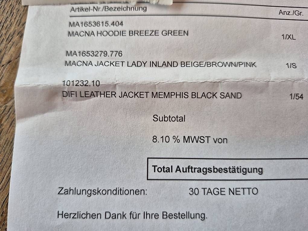 Giacche: Difi Lederjacke Motorrad 54 / XL neu – Usato da Mägenwil venduto da InEcoTec 4