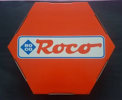 ROCO, présentoir de vitrine en carton, neuf, 38 x 43 cm.