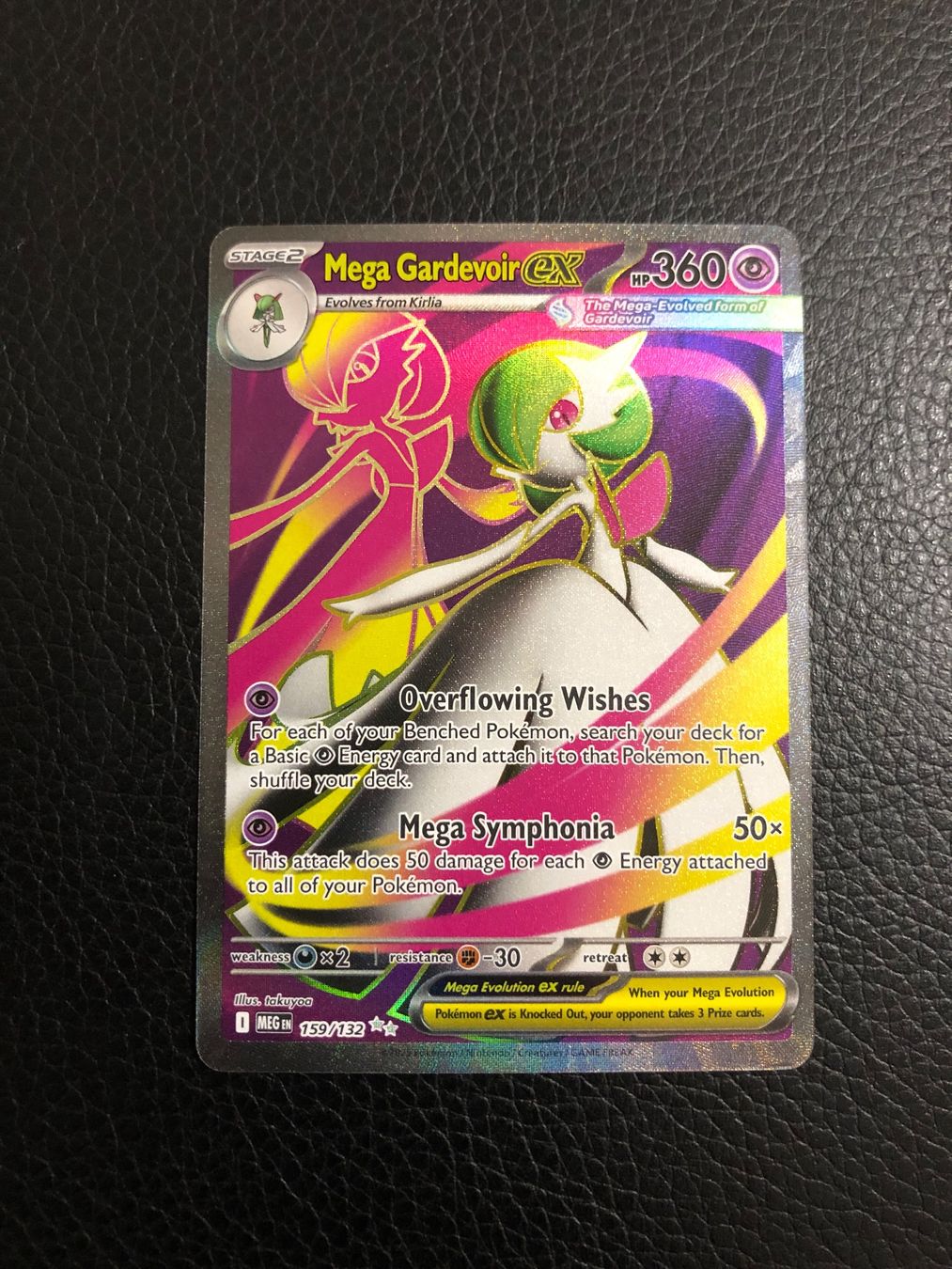 Pokémon Carte collezionabili: Mega Evolution - Mega Gardevoir ex Full Art 159/132 NM Ab 1 – Usato da Paradiso venduto da Pkmn10