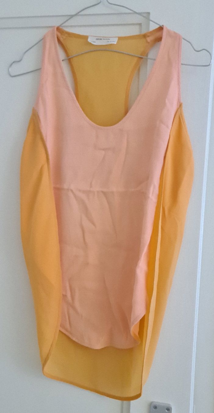 Zara Top: Top débardeur taille S dos transparent – Usato da Genève venduto da Saleena