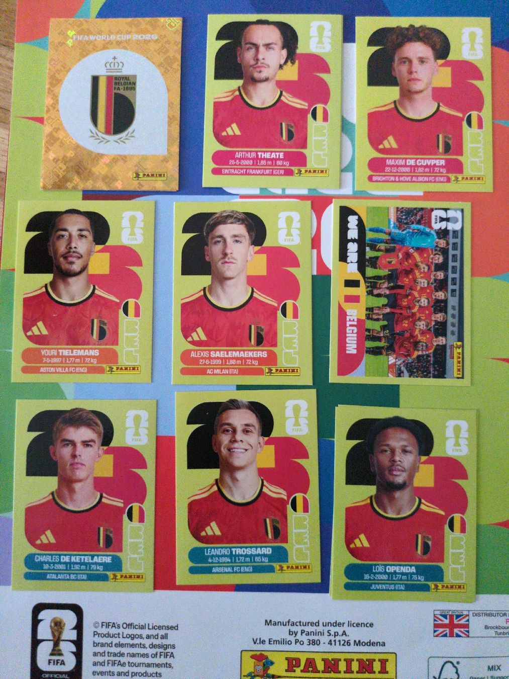 Panini Carte collezionabili: Panini Belgien Set – Nuovo (secondo la descrizione) da Rapperswil SG venduto da sau_p7ft
