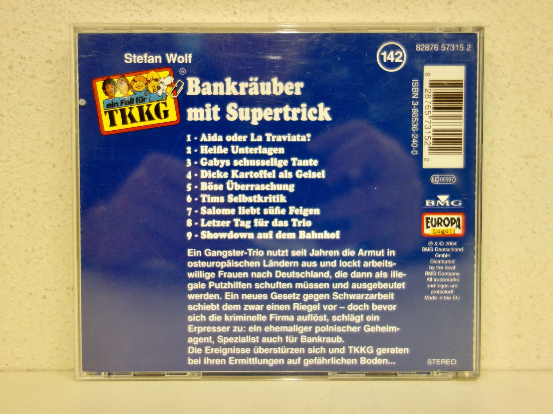 CD: CD EIN FALL FÜR TKKG - BANKRÄUBER MIT SUPERTRICK – Usato da Kerzers venduto da wisaundso 1