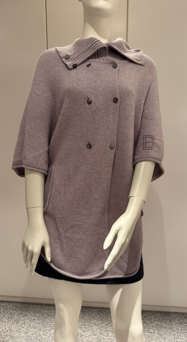 Giacche: Cape-jaquette Bérénice  couleur prune 40-42 – Nuovo (secondo la descrizione) da Genève venduto da flocon06 2