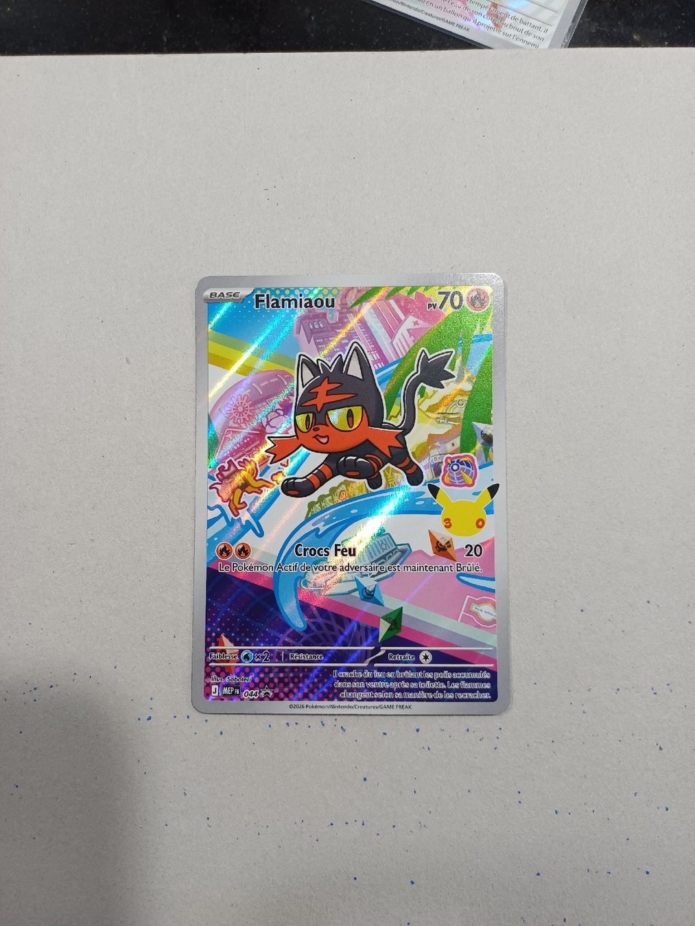 Pokémon Carte collezionabili: Fiamiou - Art rare - 044 - FR – Nuovo (secondo la descrizione) da Bernex venduto da Adrieneagle