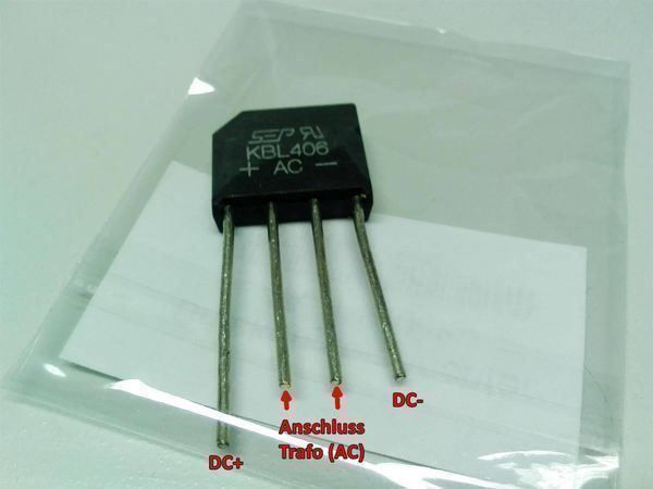 Componenti elettronici: Gleichrichter AC->DC Wandlung 3A – Nuovo (secondo la descrizione) da Luzern venduto da Salefactory