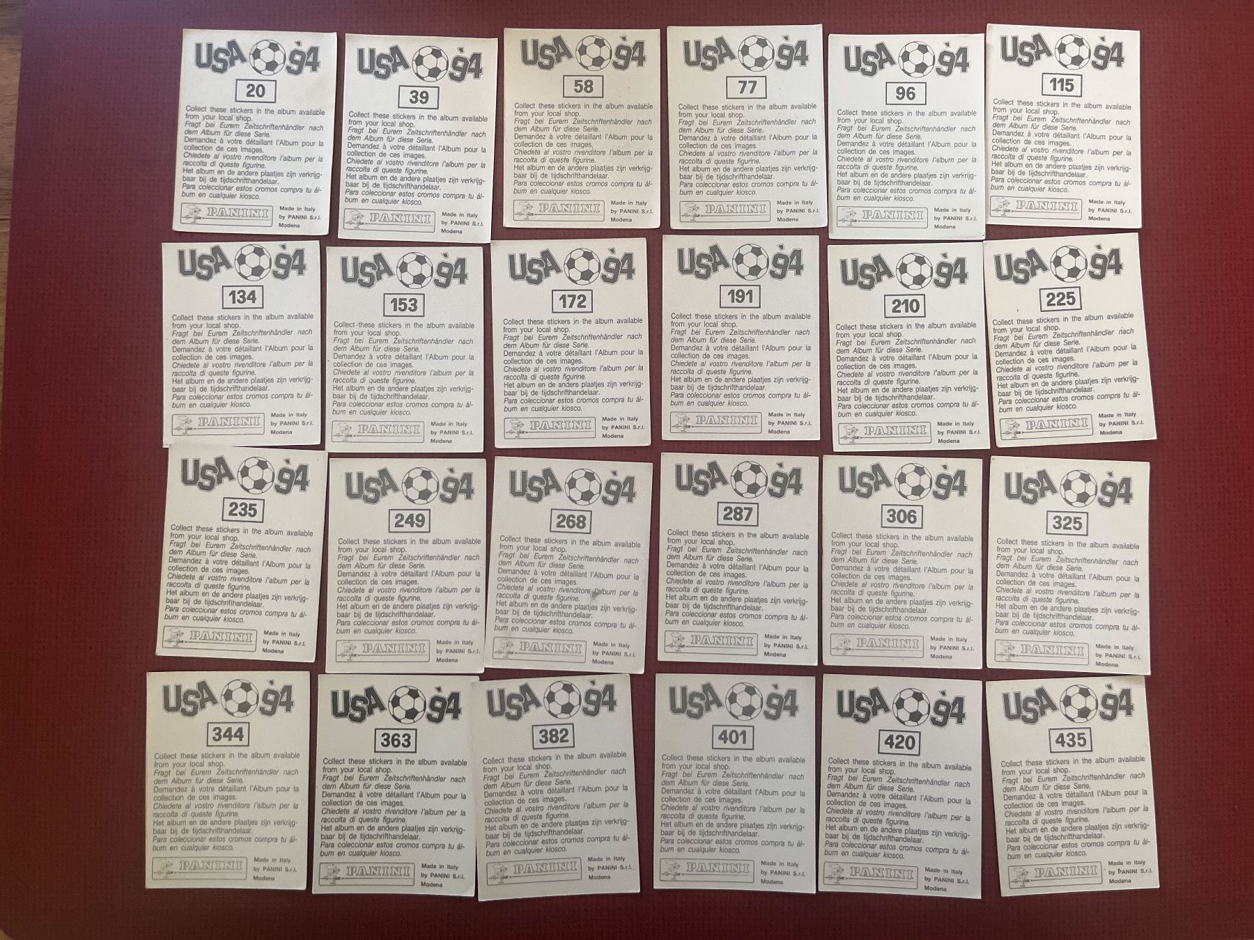 Panini Carte collezionabili: Panini WM World Cup 1994 24 Wappen – Usato da Wabern venduto da Collectfun 3