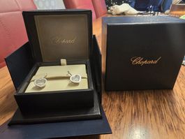 Chopard Happy Diamonds Ohrringe – 18K Weissgold & Diamanten