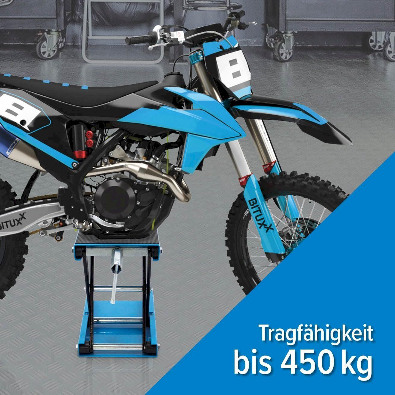 Montageständer: Bituxx Motorrad Hebebühne bis 450kg – Neu und originalverpackt aus Bottighofen von zaap 3