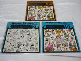 3x Vinyl Tudor CH Dialekt Kasperlitheater 12 16 19
