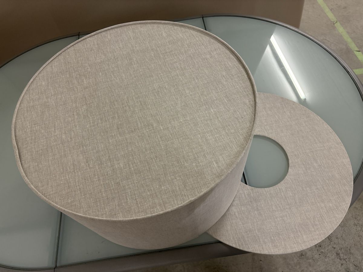 Paralumi: Lampshade fabric beige cylindrical used condition – Nuovo (secondo la descrizione) da Ebmatingen venduto da silverskys 1