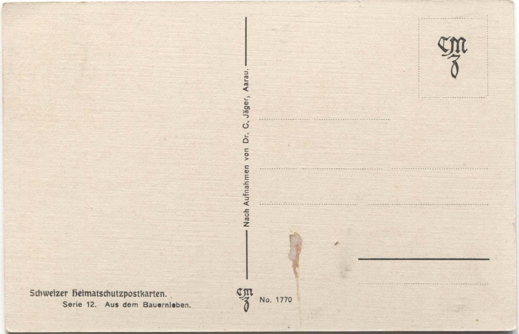 Cartoline postali: Landwirtschaft/Pferde 1920 Aargau oder Bern – Usato da Rothrist venduto da Clanx 1