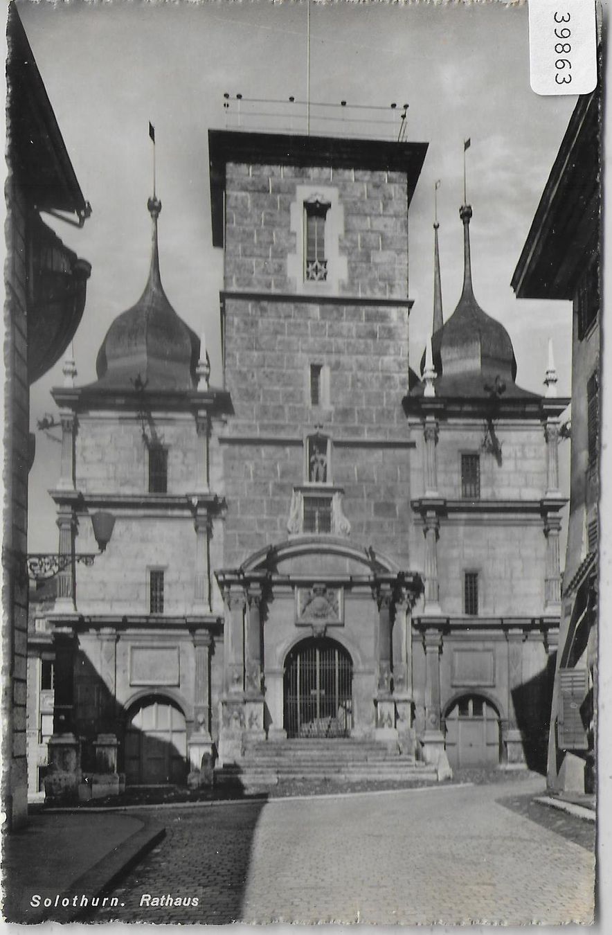 Cartoline postali: Solothurn - Rathaus – Usato da Ettingen venduto da Kartenplanet