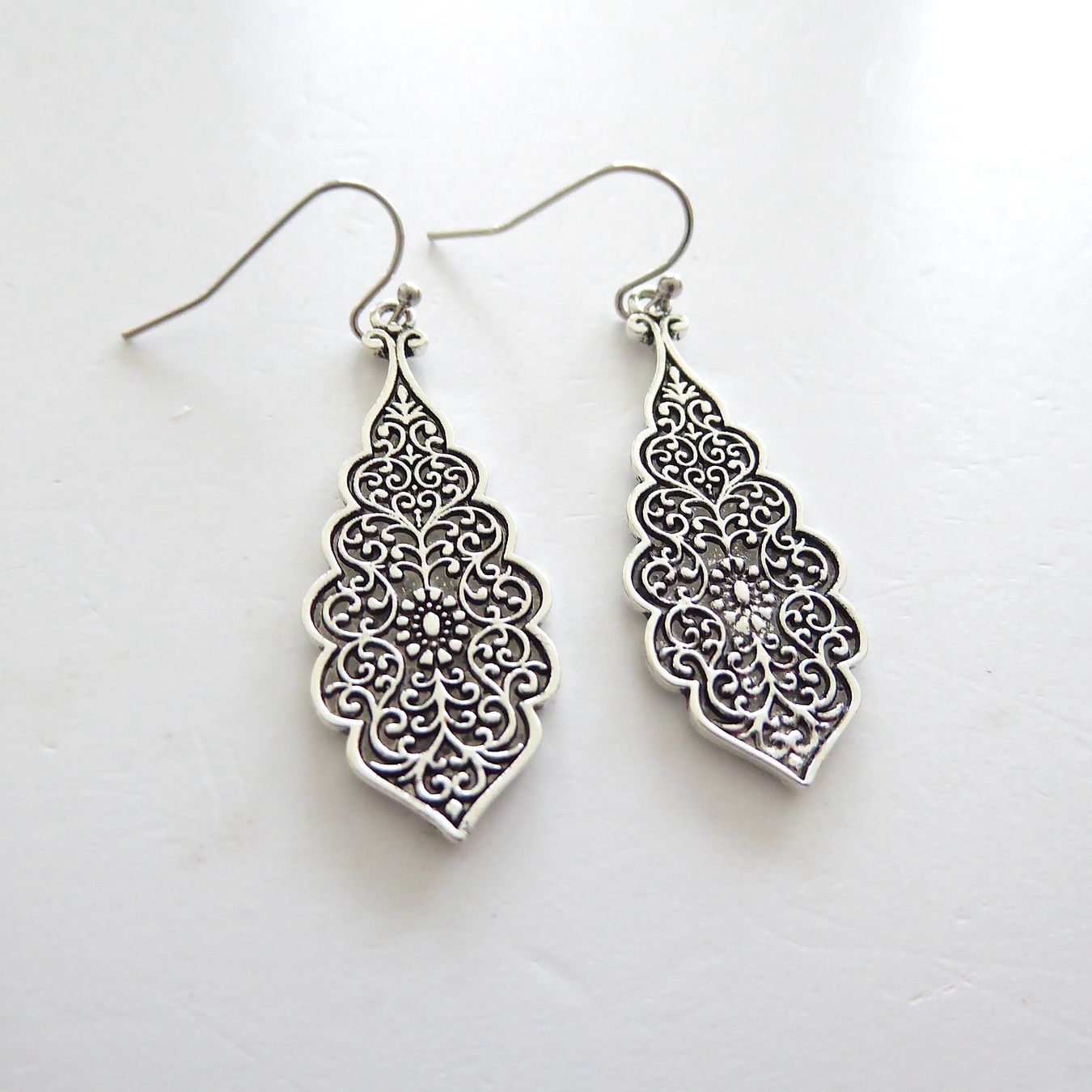 Ohrringe & -stecker: Ohrringe - Ethno Stil - orientalisch - silbrig - Modeschmuck – Neu (gemäss Beschreibung) aus Basel von Kunterbunt12