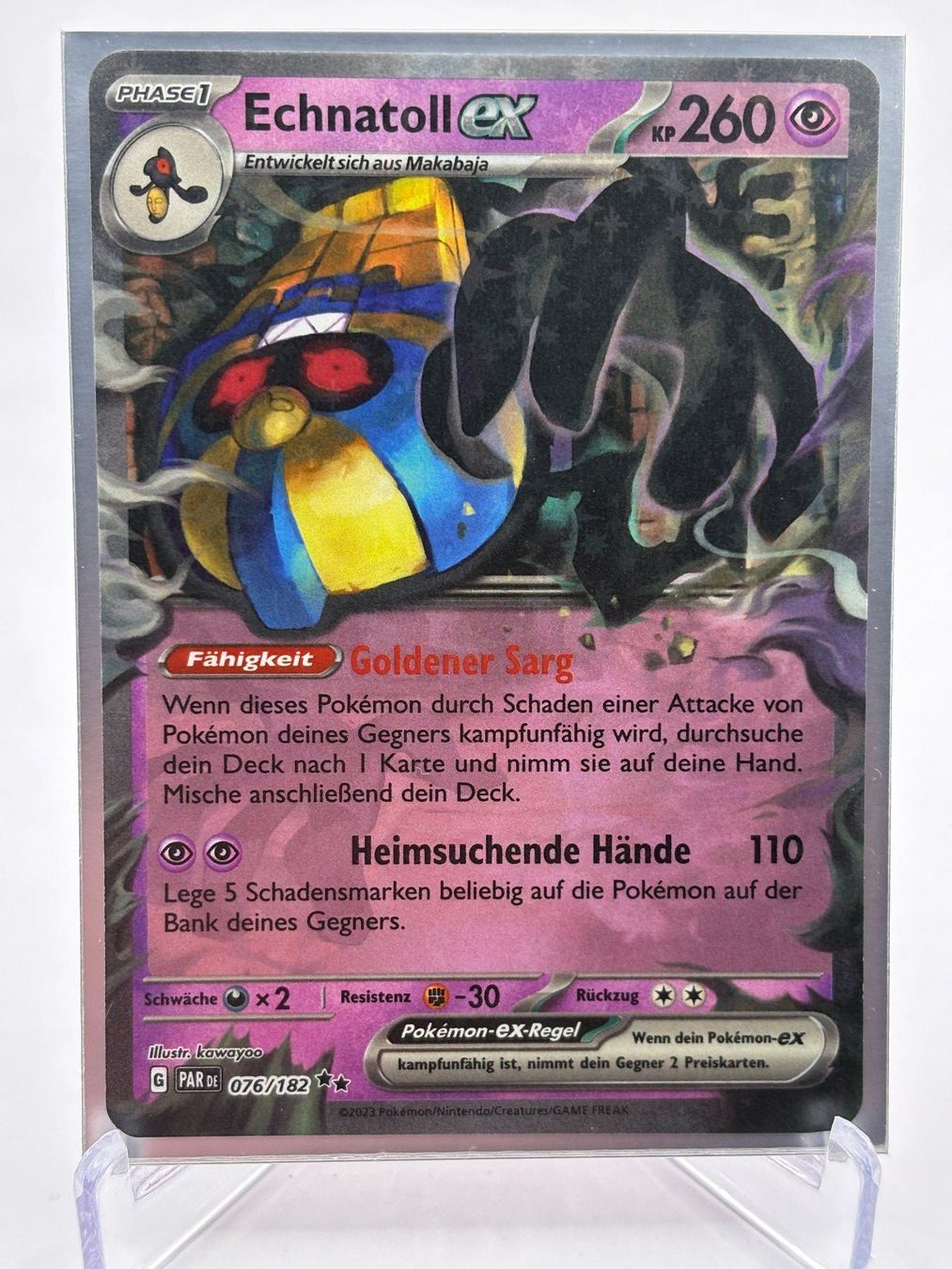 Pokémon Carte collezionabili: Paradoxrift - Echnatoll ex  (PAR 76) - DE – Nuovo (secondo la descrizione) da Allschwil venduto da Bullach