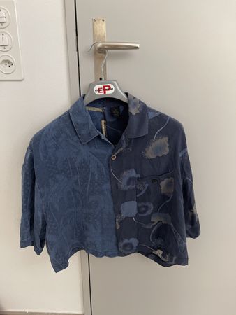 Seidenbluse kurzärmlig