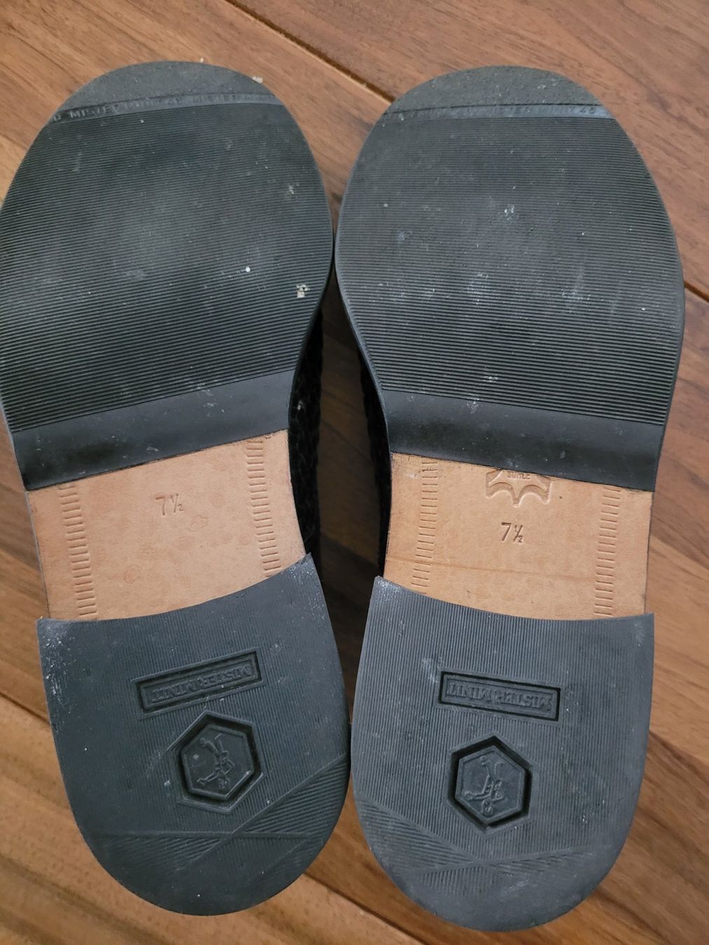 Scarpe da uomo: schöne Echtleder-Herren Sommerschuhe, Gr. 7.5 – Usato da Birrwil venduto da Mischabel1 2