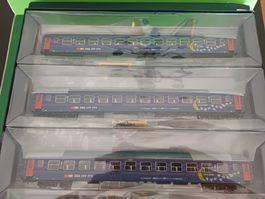 Liliput Personenwagenset mit Sleeperette Wagen der SBB