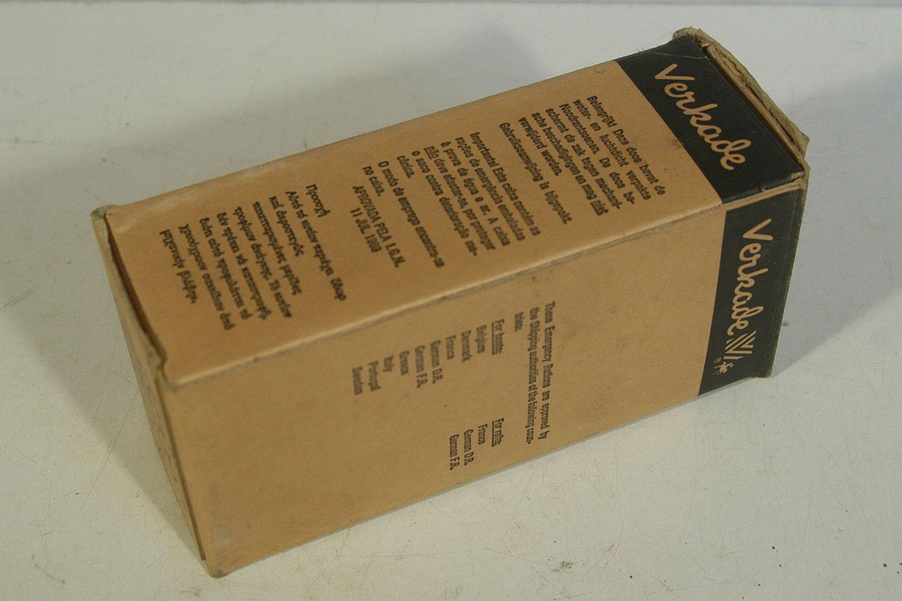 Lebensmittel & Spezialitäten: Ernährung  Notration Verkade ca. 1980 – Gebraucht aus Herisau von Wisen 3