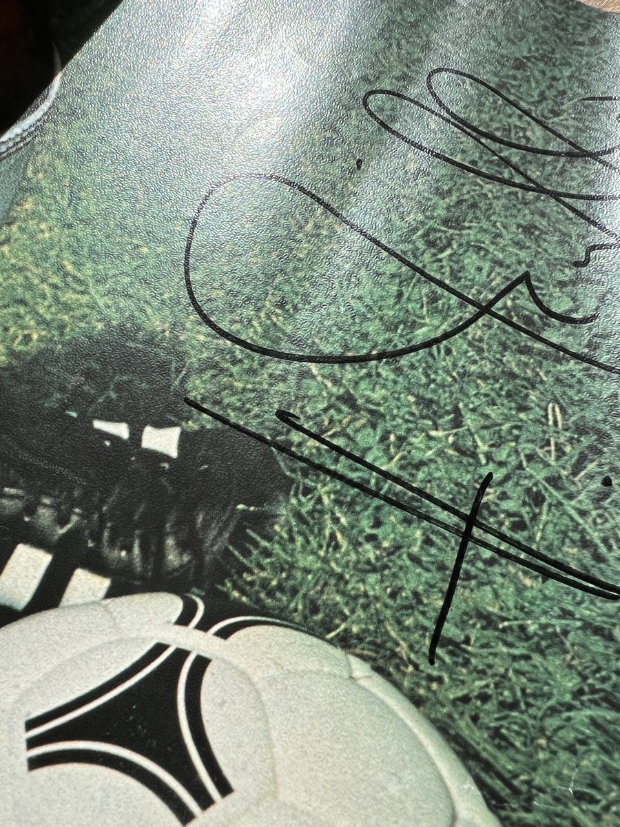 Autografi: Poster Hansi Müller VfB Stuttgart mit Original Autogramm – Usato da Bern venduto da Findus101 2