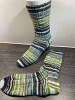 Wollsocken Gr. 43, handgestrickt