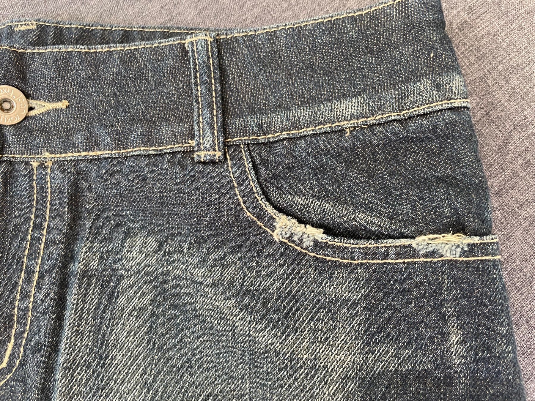 Roxy Gonne: Jeansrock Roxy mit Print Gr S – Nuovo (secondo la descrizione) da Zürich venduto da Pony74 3