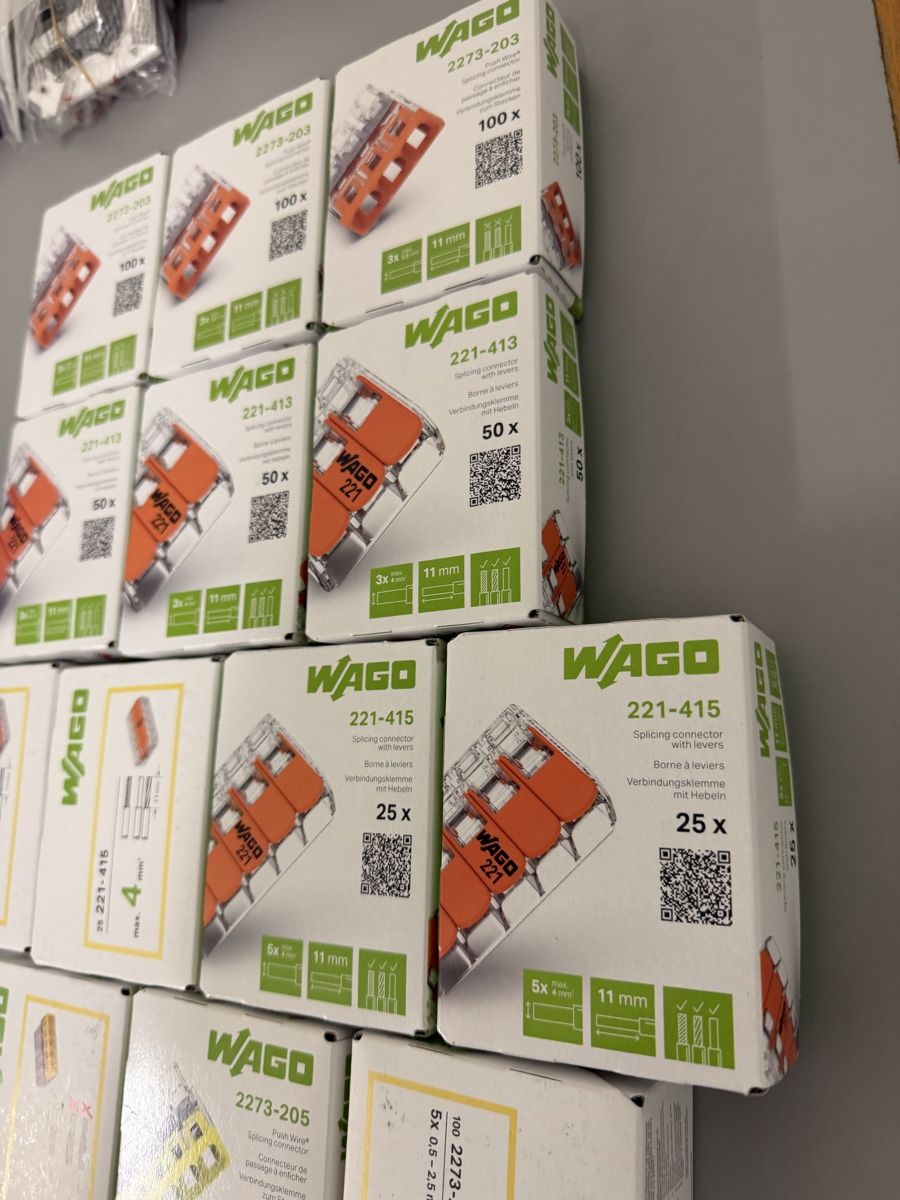 Wago Componenti elettronici: Wago klemmen divers neu  – Nuovo e nell'imballaggio originale da Zürich venduto da papaplatte 3
