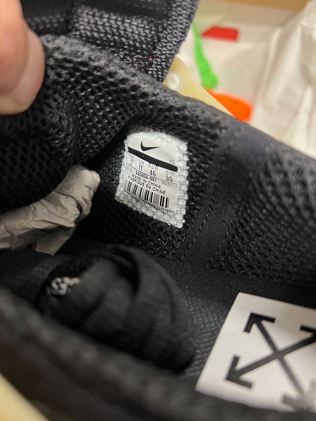 Nike Scarpe da uomo: Air Presto Off-White - EU 46 – Nuovo e nell'imballaggio originale da Bern venduto da ElevenFive 9
