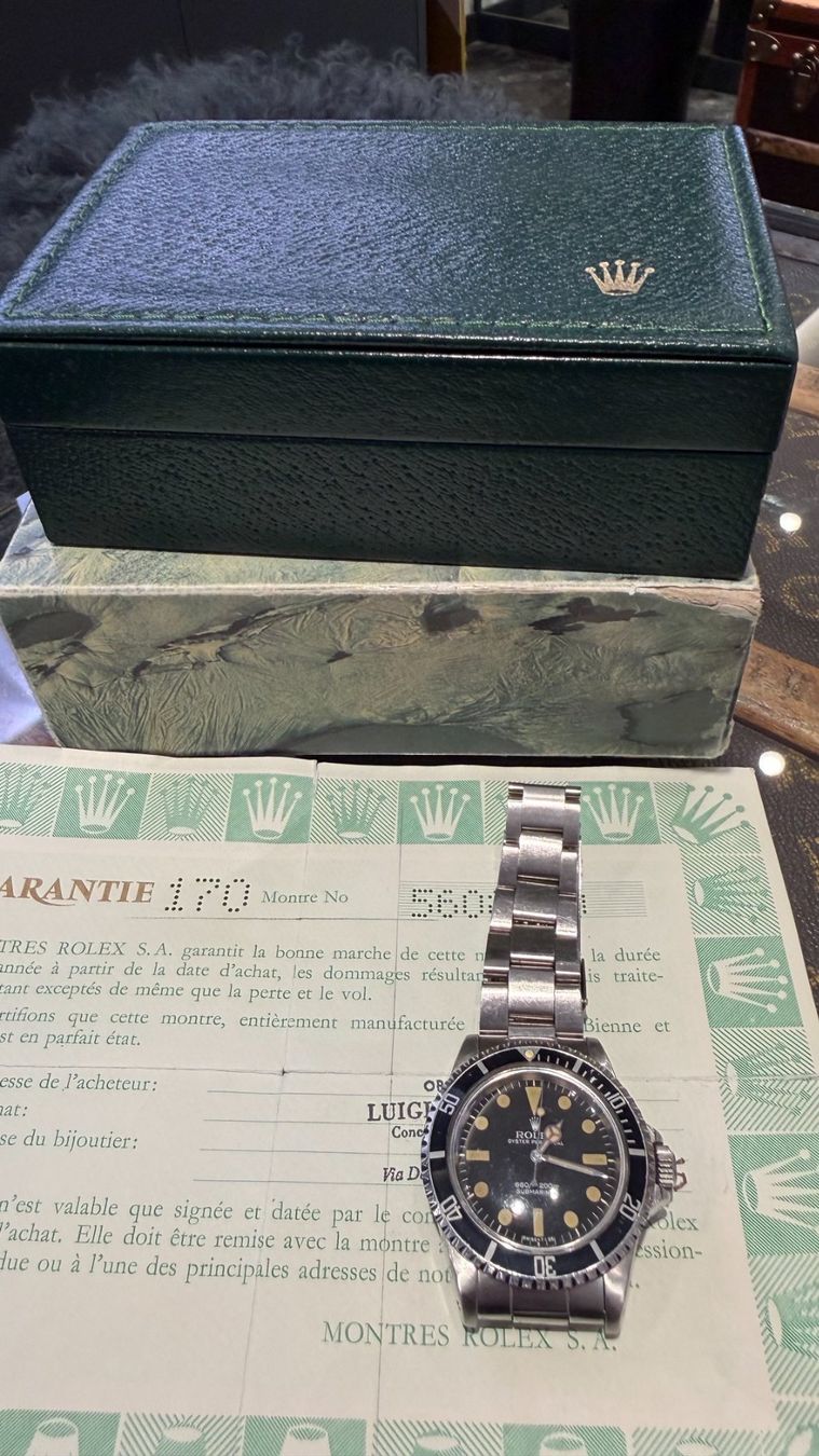 Rolex Uhren: Rolex 5513 Maxi dial MKI B&P – Gebraucht aus Randogne von 2G1909 2