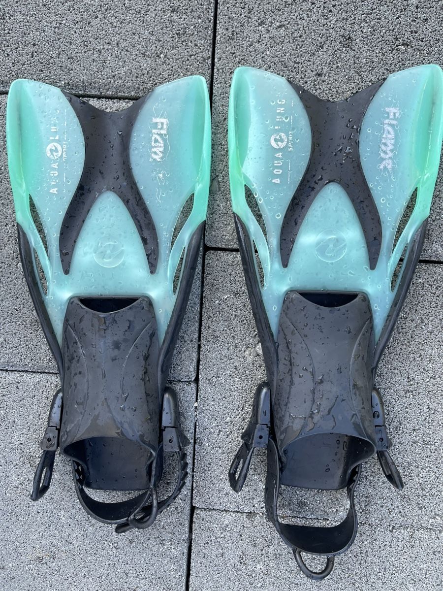 Flossen, Masken & Schnorchel: Aqua Lung Fluw Schwimmflossen – Gebraucht aus Auw von chr_vcc8 1