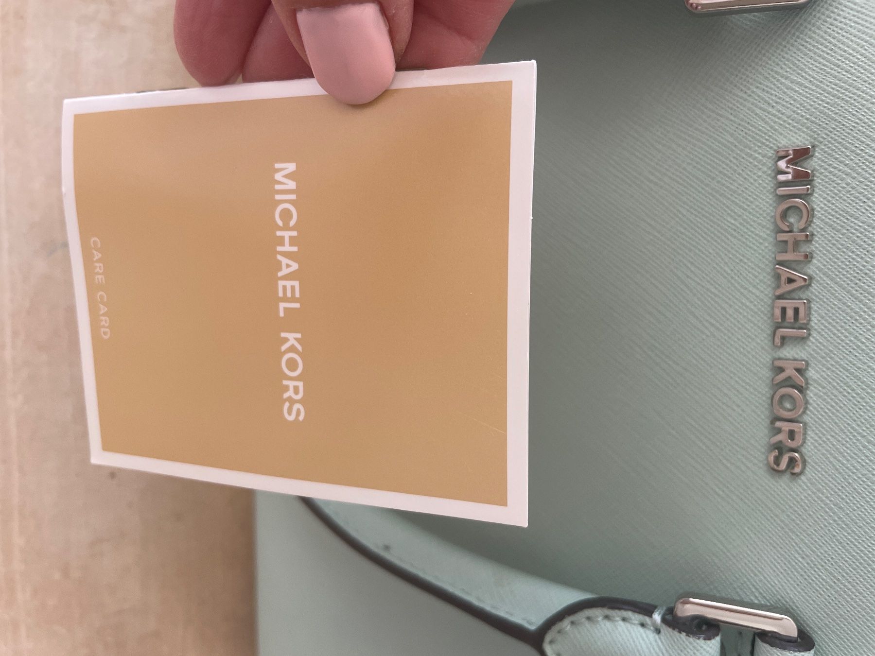 Michael Kors Borse da donna: Michael kors, wunderschöne hellblaue/mint tasche,top zustand – Nuovo (secondo la descrizione) da Aesch BL venduto da shuja01 4