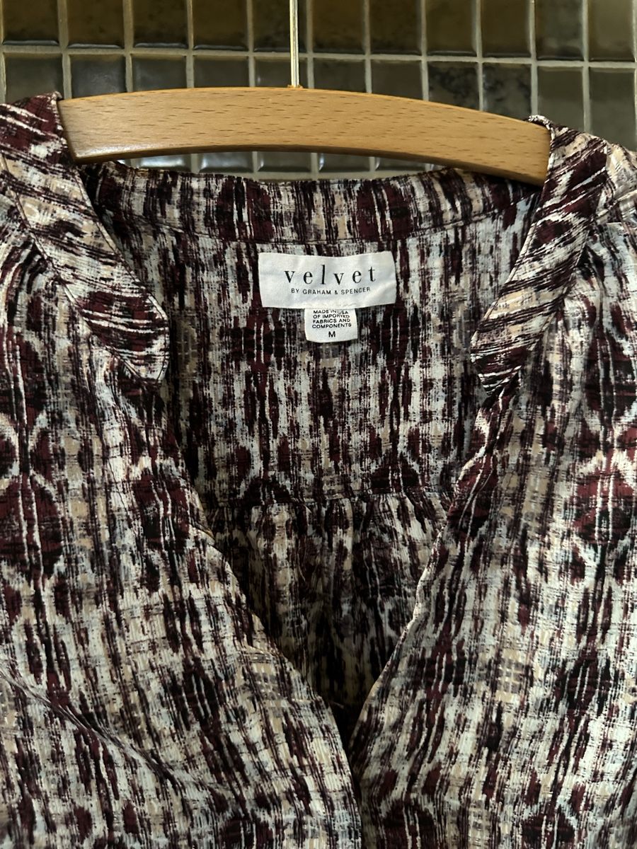 Camicette: Velvet Bluse Grösse M – Usato da Himmelried venduto da cookie50000 1