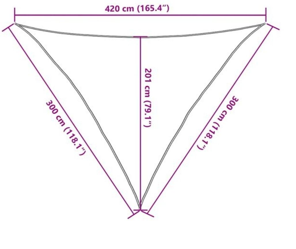 Ombrelloni: Sonnensegel 3x3x4.2m – Nuovo (secondo la descrizione) da Wengi b. Büren venduto da NeReida88 6