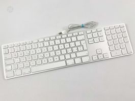Apple A1243 USB Keyboard Tastatur Alu Silber Zahlenblock