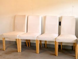 4x Ikea Stuhl Weiss BERGMUND/HERNIKSDAL