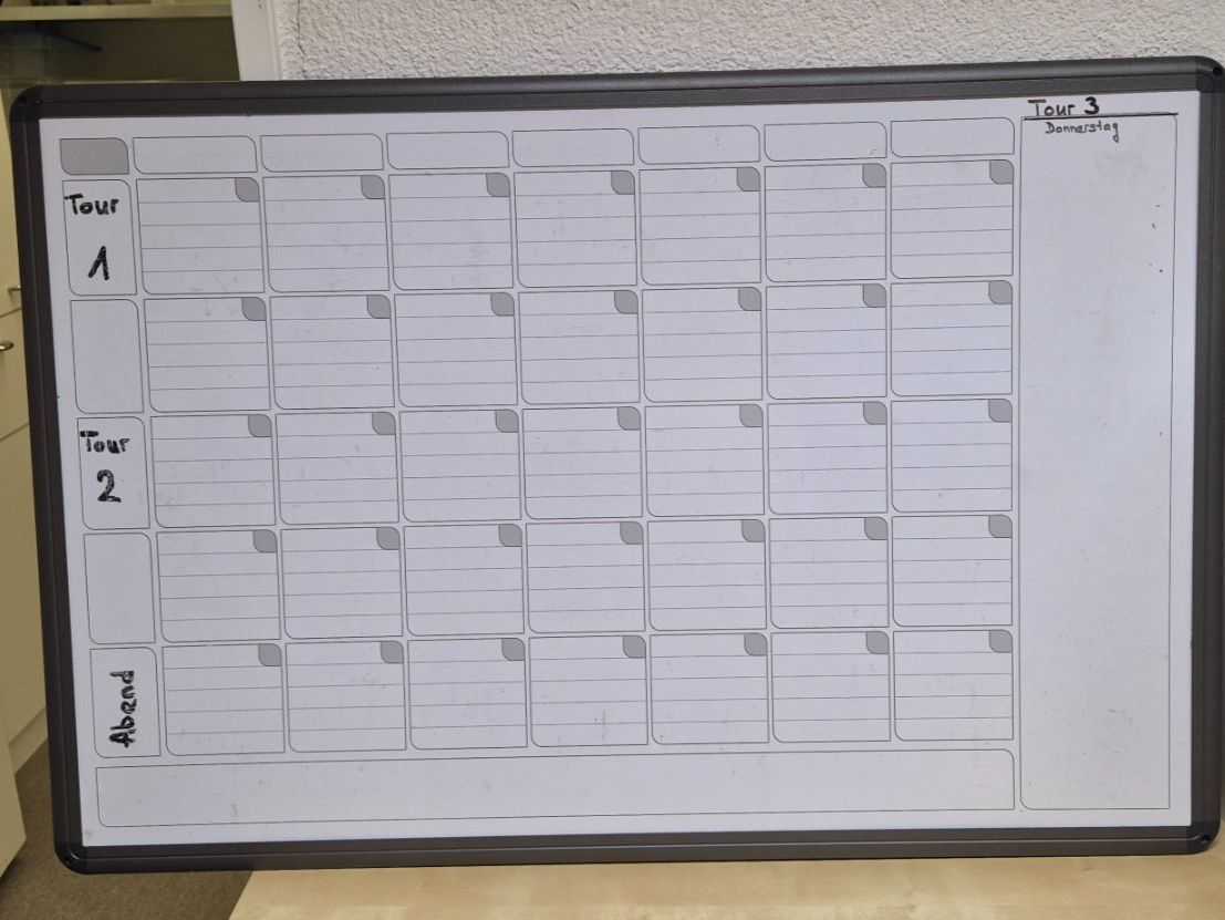 Lavagne: Whiteboard Wochenplaner – Usato da Huttwil venduto da Hpb7