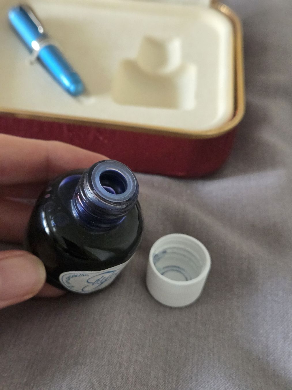 Tiragraffi: Filcao Ladybug Mini Reise-Füllfederhalter – Usato da Rickenbach-Sulz venduto da Bacardibabe 4