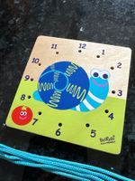 Boikido Holzspielzeug Lernuhr Schnecke, Top Zustand!