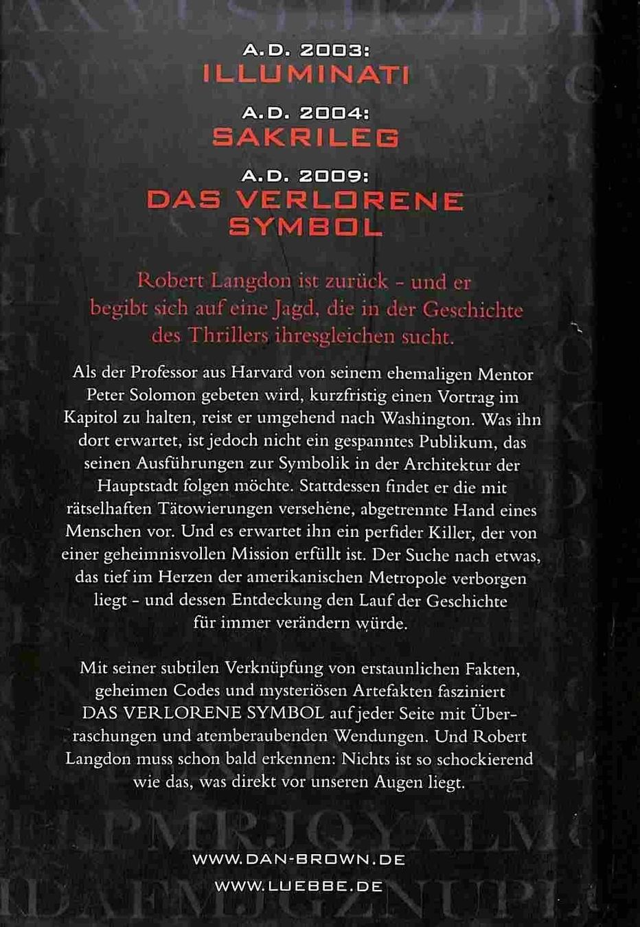 Livres: Das verlorene Symbol – D'occasion à Chur par mojobox 1