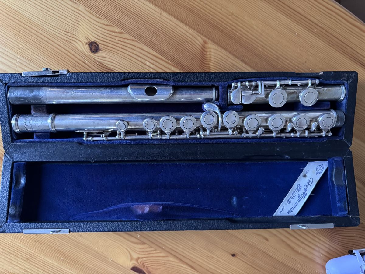 Strumenti musicali: Flûte traversière Miyazawa Hirito – Usato da Vésenaz venduto da Angela.C3 7