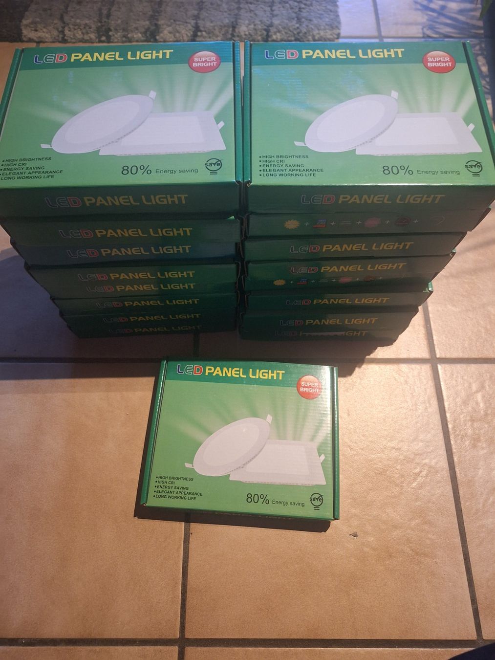 Lampadari & plafoniere: LED Panel Einbaustrahler, 9W, Rund, Neu, 17 Stück. – Nuovo e nell'imballaggio originale da Koblenz venduto da ale_dhw2