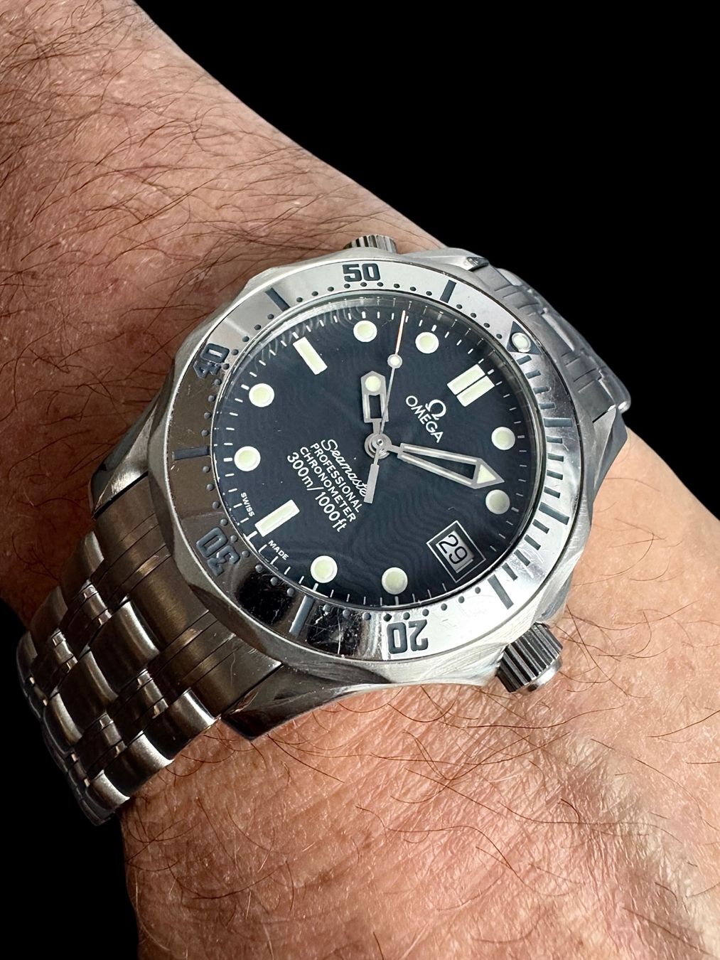 Omega Orologi: Omega Seamaster Chronometer Automatic 37mm Fullset *U795 – Usato da Zürich venduto da GalerieInauen 5
