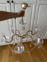 Eleganter 6-flammiger Kronleuchter, Ø60cm