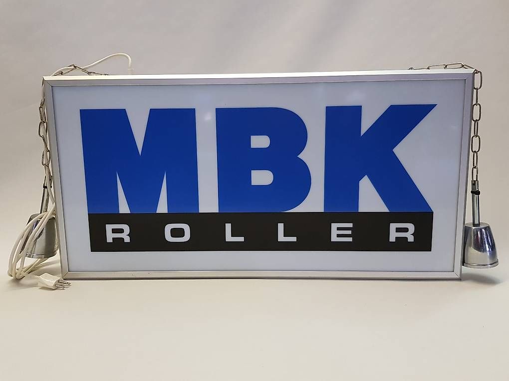 Schilder: Leuchtreklametafel "MBK - Roller" – Gebraucht aus Wohlen AG von Momech