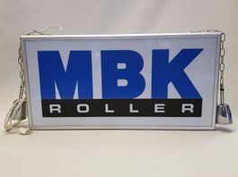 Leuchtreklametafel "MBK - Roller"