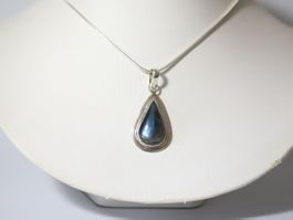 *Aktion* LABRADORITE Pendentif Tropfen-Anhänger