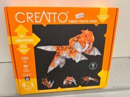 Creatto 3D Creations Saber Tooth Tiger 154 Teile LED