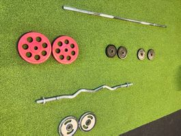 30mm Hantelstange • SZ Stange + Gewichte