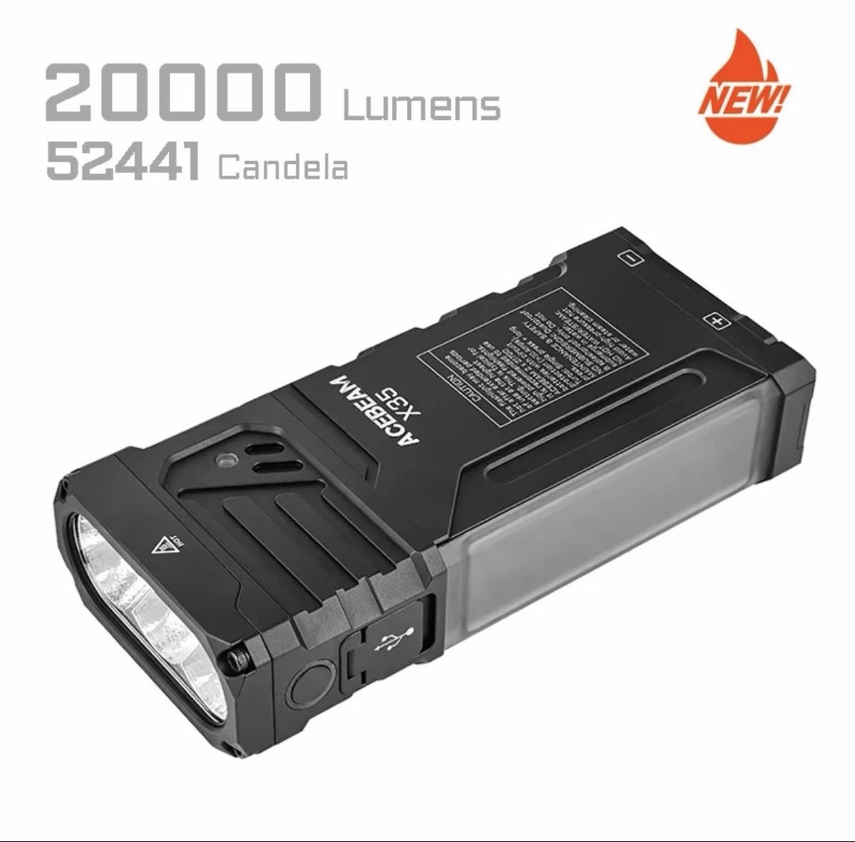 Lampade: Acebeam X35 – Nuovo e nell'imballaggio originale da schaffhausen venduto da Blumo3000
