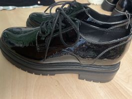 Neue Glanz Halbschuhe Gr.39