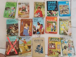 Set libri Ladybird vari, inglese usati, ottimo data l'età